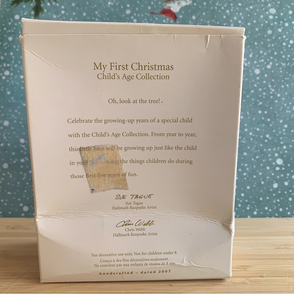 Hallmark Keepsake Ornament * My First Christmas * 2007 - Picture 5 of 5